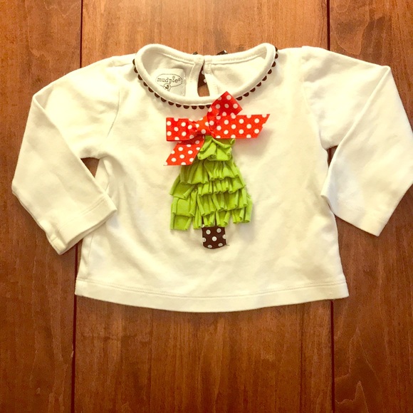 Mud Pie Other - Mud Pie girls Christmas tree top 12-18months